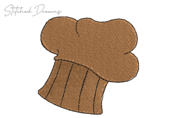Chef Hat Embroidery Design