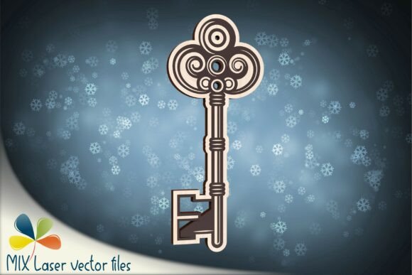 Christmas Magic Key SVG Laser File