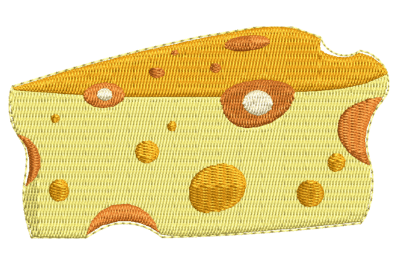 Cute Cheese Slice – Embroidery Design: A Playful, Versatile Tool for Textile Creativity