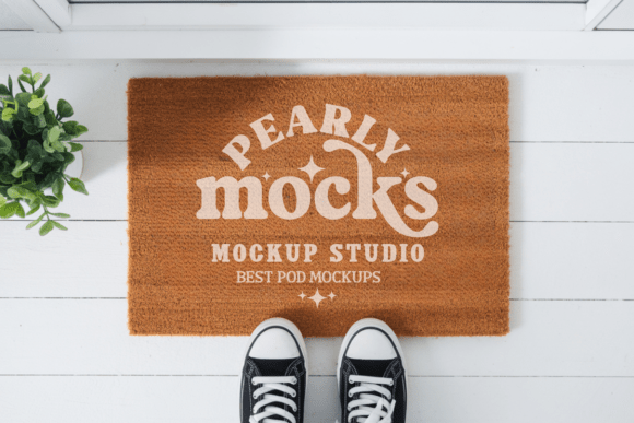 Doormat Mockup, Blank Doormat Mockup 18: Real-World Design Clarity for Creators and Sellers