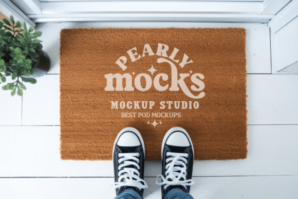 Doormat Mockup, Door Mat Mockup 48