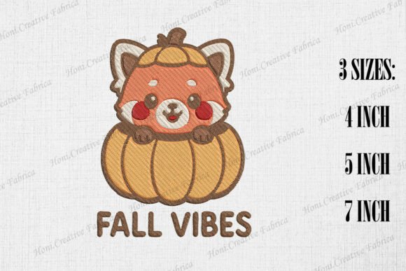 Fall Vibes Cute Red Panda