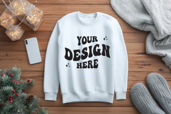 Gildan 18000 Sweatshirt Free Mockup