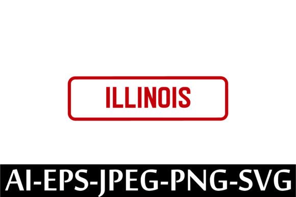 ILLINOIS Rubber Stamp Design Vector: A Smart Digital Asset for Crafters, Entrepreneurs & Print Professionals