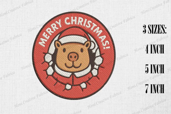 Merry Christmas Cute Capybara: Stitch Joy Into Every Holiday Moment