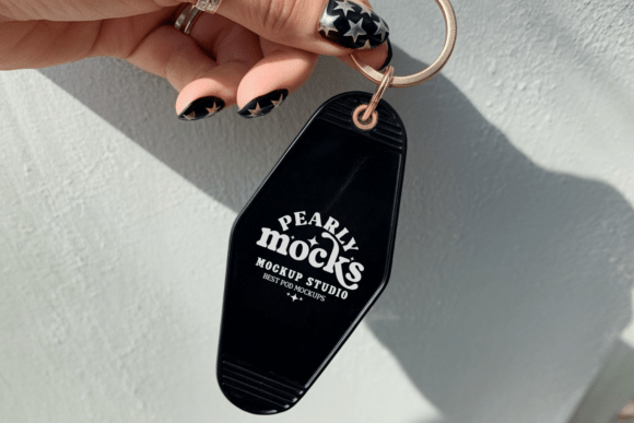 Motel Keychain Mockup 18