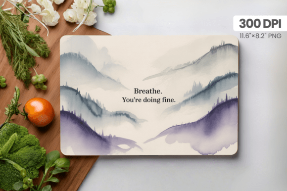 Motivational Quotes Cutting Board PNG