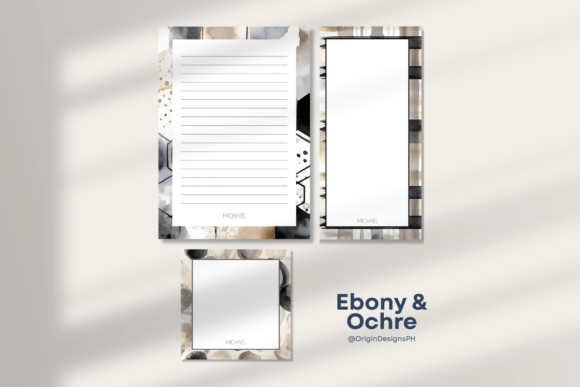 Notepad Bundle - Ebony Ochre