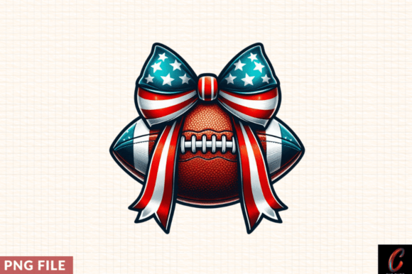 Patriotic Football PNG Football Clipart: Design with Purpose for Fans and Creators