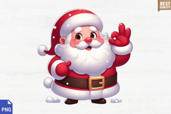 Santa & Christmas Clipart for Creative Projects