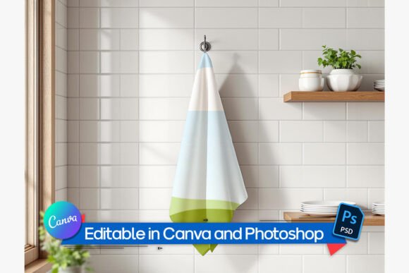 Tea Towel Mockup
