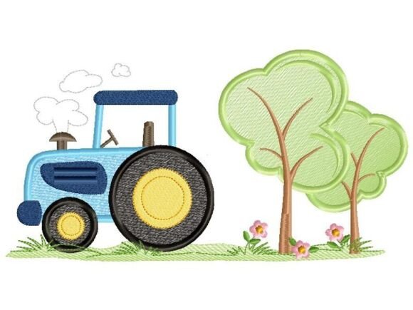 Tractor Assembly with Tree