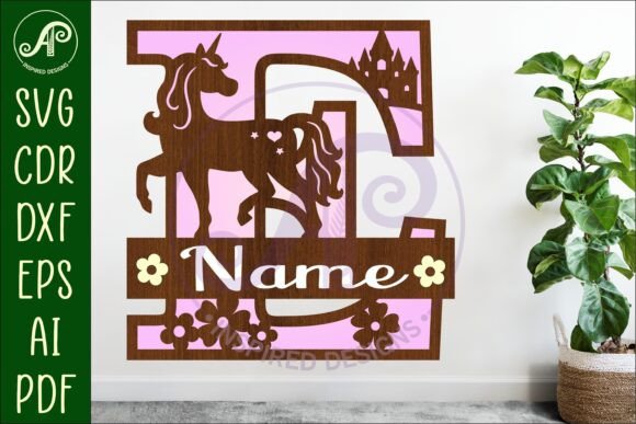 Unicorn Capital Monogram Letter E