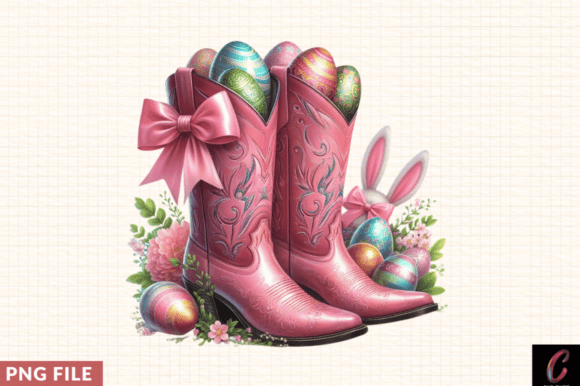Western Easter Day PNG Howdy Easter Png