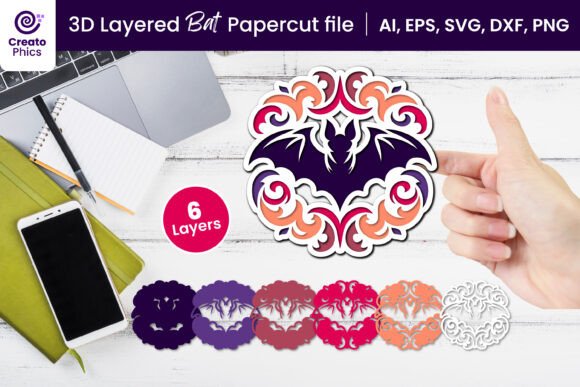 Why 3D Layered Bat Paper Cutting SVG Decor Is Reshaping Creative Expression for Makers and Brands